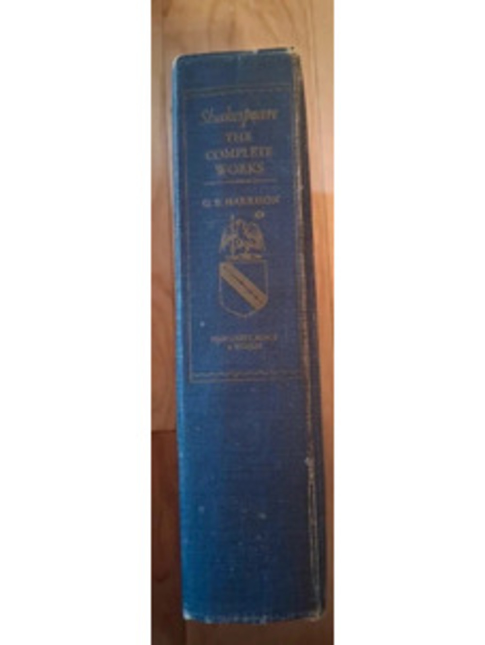 Shakespeare “The Complete Works” Hardcover Book by G.B. Harrison